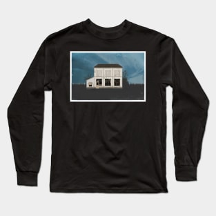 Manhattan Building Illustration Long Sleeve T-Shirt